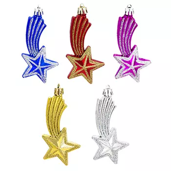 СНОУ БУМ Набор украшений 2шт, 11см, пластик, "Комета"