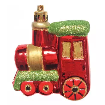 СНОУ БУМ Набор украшений 2шт, 7см, пластик, "Паровозики", HP7002-344/1S
