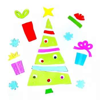 СНОУ БУМ Наклейка, ПВХ, 20х25см, арт 01