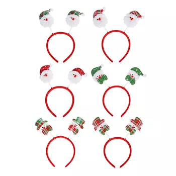 СНОУ БУМ Ободок карнавальный, полиэстер, 6 дизайнов