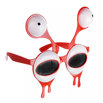 СНОУ БУМ Очки карнавальные, пластиковые, 15,5х16,5 см в форме глаз