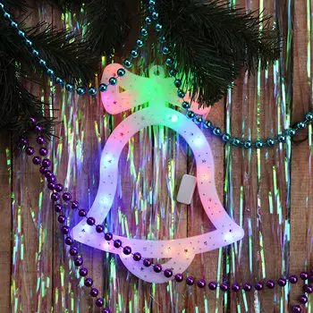 СНОУ БУМ Панно LED Колокольчик, RG/RB, авторежим, 220В, 30см