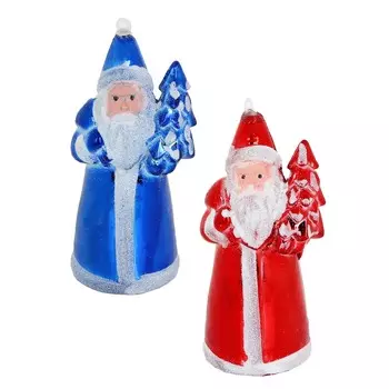 СНОУ БУМ Подвеска "Дед Мороз", 12 см, пластик, 2 цвета