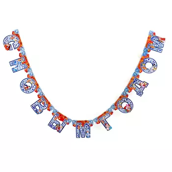 СНОУ БУМ Растяжка бумажная "С Новым Годом" №2, 230 см