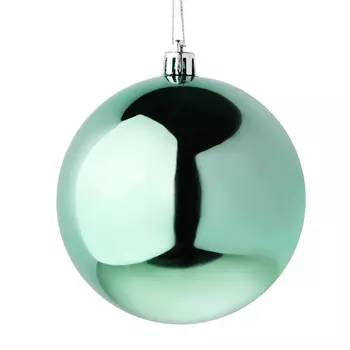 СНОУ БУМ Шар 10см, пластик, 1шт, мятный