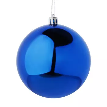 СНОУ БУМ Шар 10см, пластик, 1шт, синий