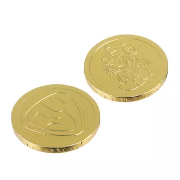 СНОУ БУМ Шоколад молочный, монеты с логотипом, 6 гр.