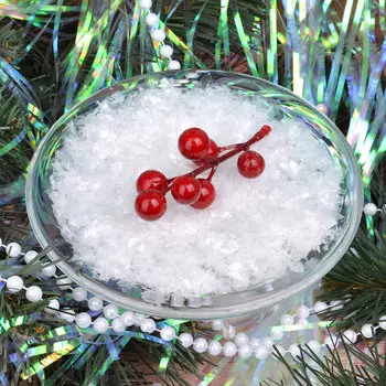 СНОУ БУМ Снег искусственный голография, пакет 19х23 см, 80г