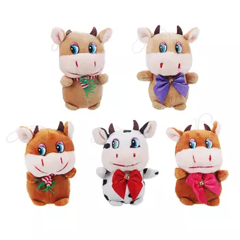 СНОУ БУМ Сувенир мягкий, полиэстер, 14х9 см, 5 цветов, арт. 2021-8