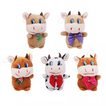 СНОУ БУМ Сувенир мягкий, полиэстер, 14х9 см, 5 цветов, арт. 2021-8