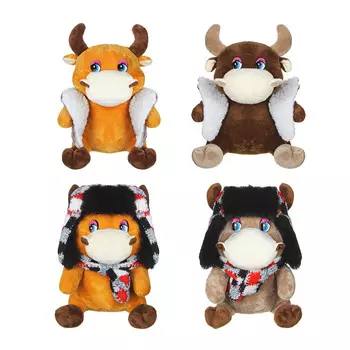 СНОУ БУМ Сувенир мягкий, полиэстер, 20x18х16 см, 2 вида, арт. 2021-19