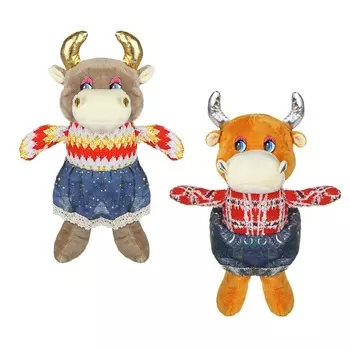 СНОУ БУМ Сувенир мягкий, полиэстер, 28х17см, 4 вида, арт. 2021-20