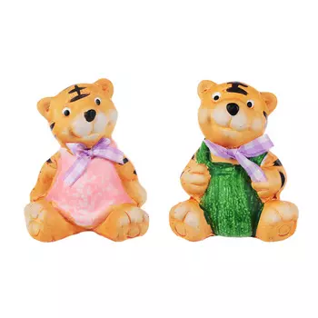 СНОУ БУМ Сувенир тигренок, керамика, 6,5х5,8х7,5см, 2 дизайна