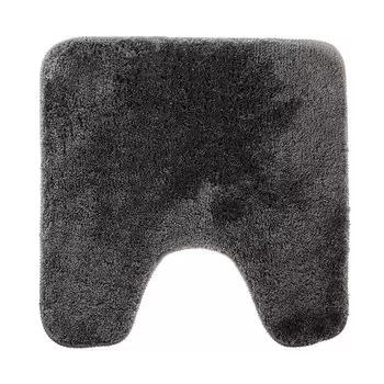 SonWelle Коврик для туалета МЯГКИЙ 50х50см микрофибра серый