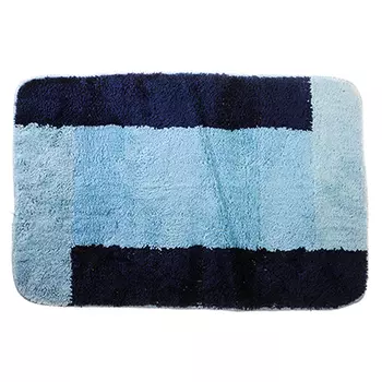 SonWelle Коврик для ванной ОТТЕНОК 50х75см микрофибра синий