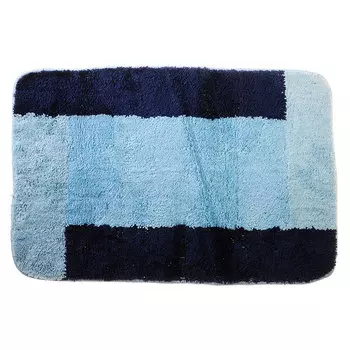 SonWelle Коврик для ванной ОТТЕНОК 50х75см микрофибра синий