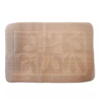 SonWelle Коврик для ванной ВЕТКА 50х70см полипропилен беж
