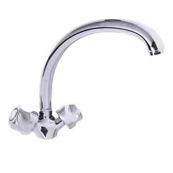 SonWelle Смеситель для кухни Марс, высокий излив, керамические кран-буксы 1/2, латунь