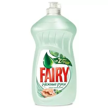 Средство для мытья посуды FAIRY Нежные руки Чайное дерево и мята п/б 450мл арт.81628064