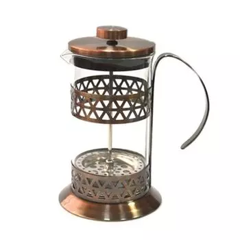 Стакан с прессом PC164 800ML (цвет - медь)