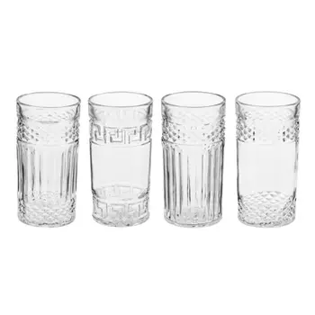 Стакан стеклянный высокий 300мл, "крист"