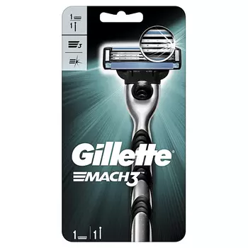 Станок для бритья Gillette MACH3 с 1 сменной кассетой