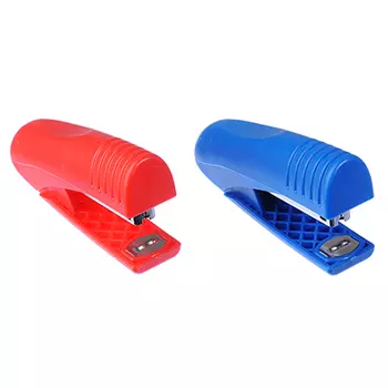 Степлер №10 для скоб, 9,5x2,6см, 2 цвета