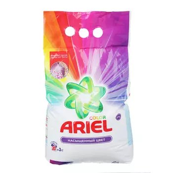 Стиральный порошок Ариель Колор автомат п/э 3кг, арт.81490130