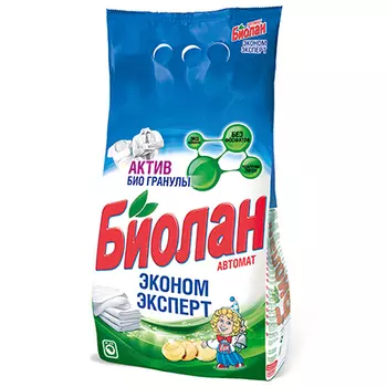 Стиральный порошок Биолан Эконом Эксперт автомат п/у 2400г арт.708-4