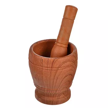 Ступка пластиковая, h.11,5 см, коричневая