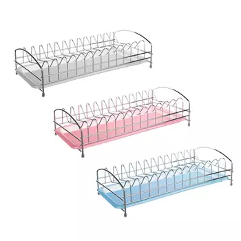 Сушилка для посуды, 40х18х11 см, металл/пластик, 3 цвета, АЕ-369