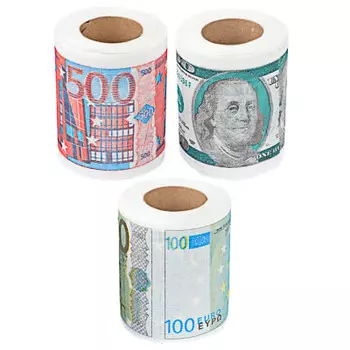 Сувенирная туалетная бумага, 3 вида