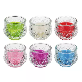 Свеча в бокале, 6х7,5х7,5 см, 6 видов