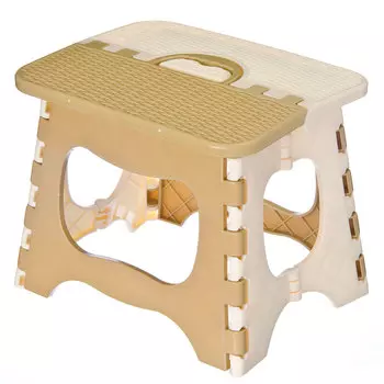 Табурет складной мини, пластик, 20x25x19см