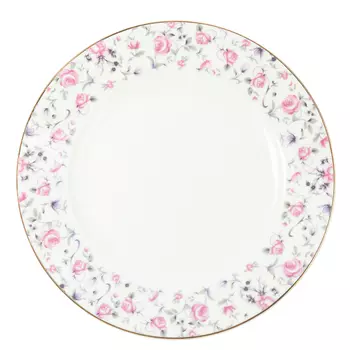 Тарелка десертная, костяной фарфор, 20 см, MILLIMI "Пастораль"