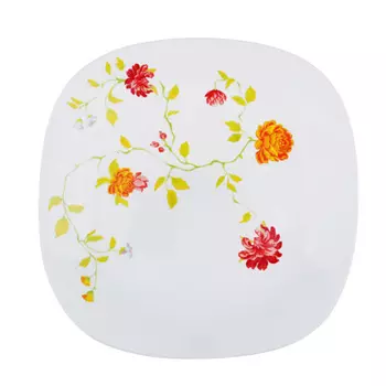 Тарелка подстановочная d. 28 см, опаловое стекло, квадратная форма, MILLIMI "Дионис"