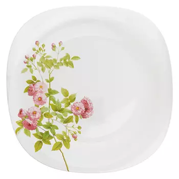 Тарелка подстановочная d. 29 см, опаловое стекло, квадратная форма, MILLIMI "Верона"