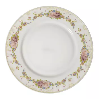 Тарелка подстановочная, опаловое стекло, 228 мм, MILLIMI "Вероника"