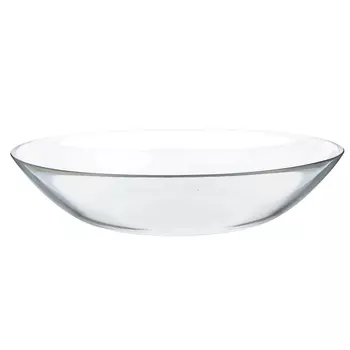 Тарелка стеклянная глубокая d. 20,8 см "симпатия"