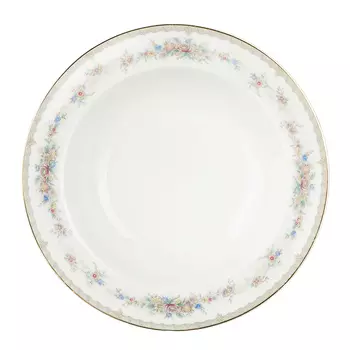 Тарелка суповая, костяной фарфор, 21,5х4,5 см, MILLIMI "Версаль"