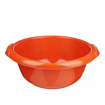 Таз пластмассовый круглый, 14,5x16,5x4 см, Комфорт