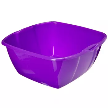 Таз пластмассовый квадратный, 7л