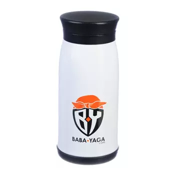 Термокружка BY 0,35 л, сталь, белая