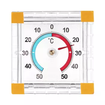 Термометр оконный Биметаллический (-50 +50) картон. блистер, ТББ