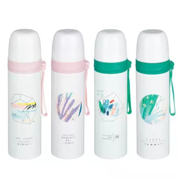 Термос 500 мл, нержавеющая сталь, 4 дизайна