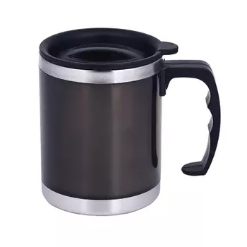 Термос-кружка вакуумная из нержавеющей стали 400мл, 3 цвета