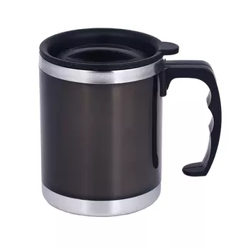 Термос-кружка вакуумная из нержавеющей стали 400мл, 3 цвета