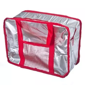 Термосумка, полиэстер, 34х28х18см, 4 цвета, арт.2536