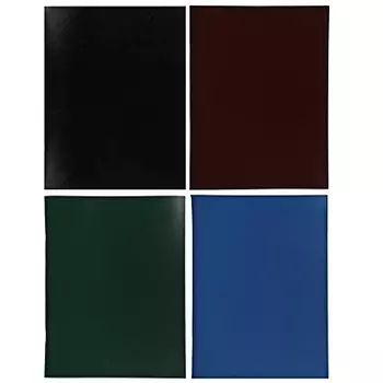 Тетрадь 96л. в кл., офсет, обл.бумвинил, скрепка, 4 цвета, 5903