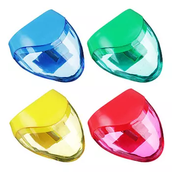 Точилка для карандашей с контейнером 4,3x3,3см, 4 цвета